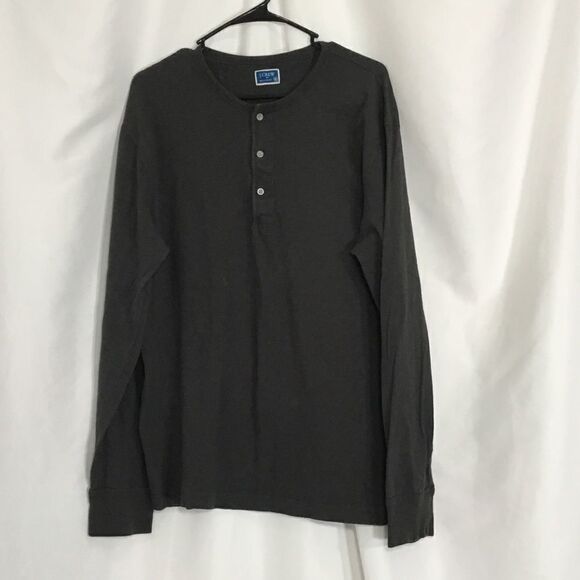 J. Crew Garment Dyed Slub Cotton Henley (H5) - Picture 1 of 7